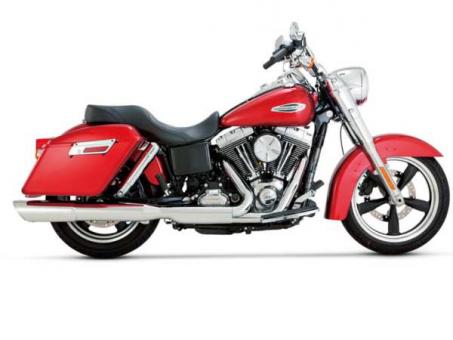 Vance + Hines Twin Slash 2 in 1 Slip-On für Harley-Davidson® Dyna Switchback 