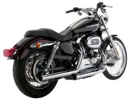 Vance + Hines Straightshots HS Slip Ons für Harley-Davidson Sportster Modelle 