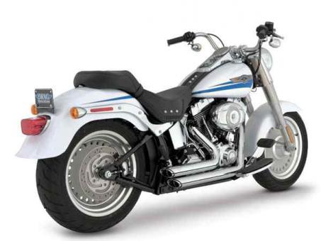 Vance + Hines Short Shots staggered für Harley-Davidson® Softail Modelle von 86-11, verchromt