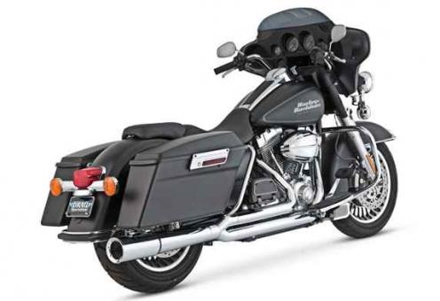 Vance + Hines 2 in 1 Pro Pipe Chrome für Harley-Davidson® Touring Modelle 